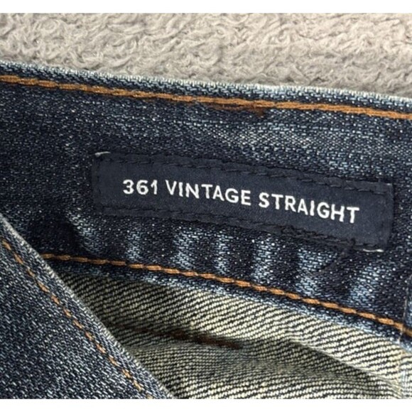 Lucky Brand Jeans Men’s Size 41x27 Blue Denim 361 Vintage Straight Whisker *READ - Picture 11 of 16